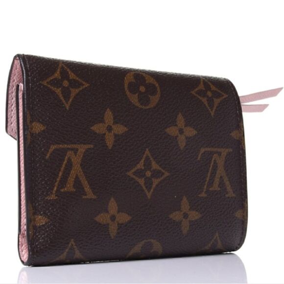 LOUIS VUITTON Monogram Victorine Wallet Rose Ballerine - Picture 2 of 12